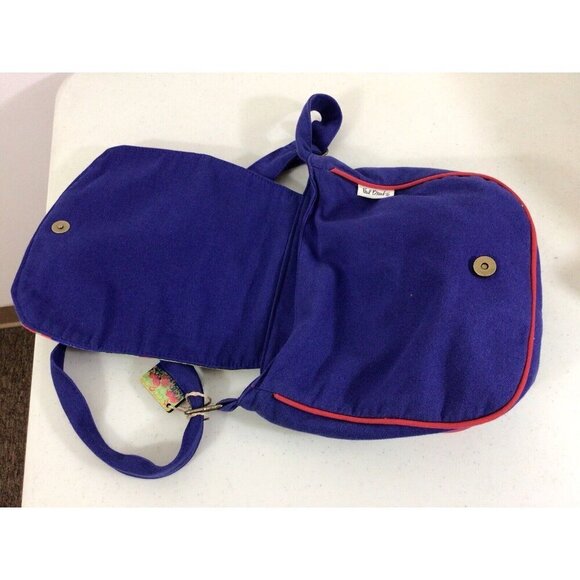 Paul Brent Messenger Bag Purse Tropical Pink Flamingos - Picture 5 of 12